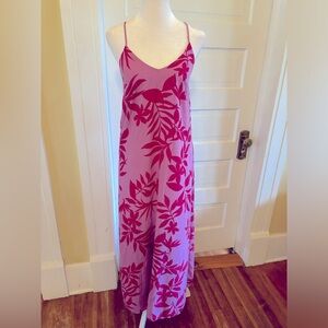 Tropical Midi Dress - Size Small